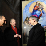 Stefano Lucchini alla mostra “La Madonna di Foligno” di Raffaello