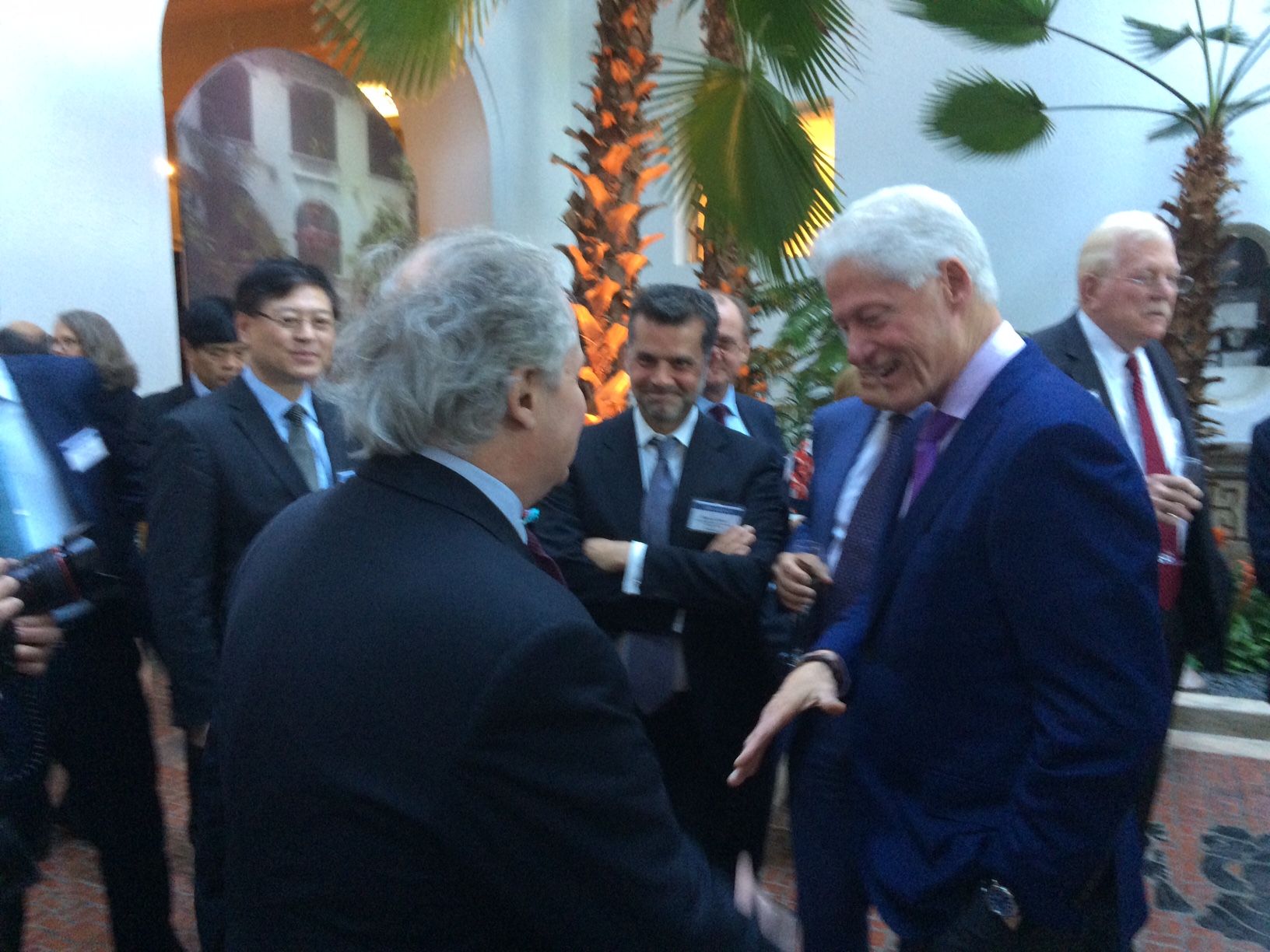 Stefano Lucchini e Bill Clinton