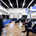 Stefano Lucchini in occasione del conferimento della Laurea Honoris Causa in Giurisprudenza dalla Link Campus University, il 26 gennaio 2022